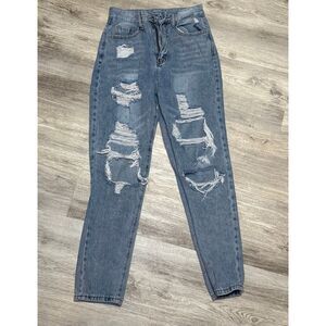 SHEIN jeans‎ XS ripped jeans